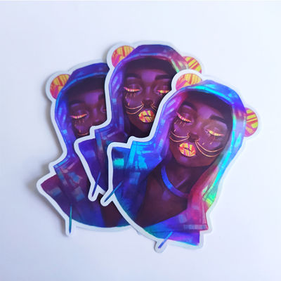 Vinyl Holographic Tamper Seal Stickers