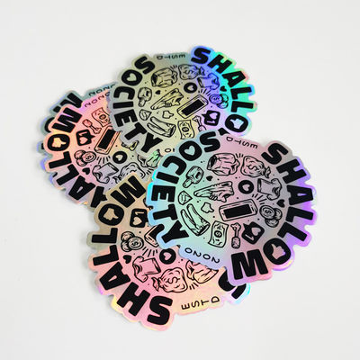 Holographic Vinyl Tamper Seal Stickers