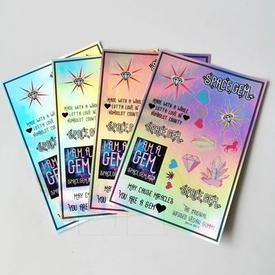 Holographic Vinyl Tamper Seal Stickers