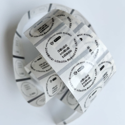 40mm Round Transparent Vinyl Glossy Self Adhesive Sticker Lipstick Clear Self Adhesive Stickers