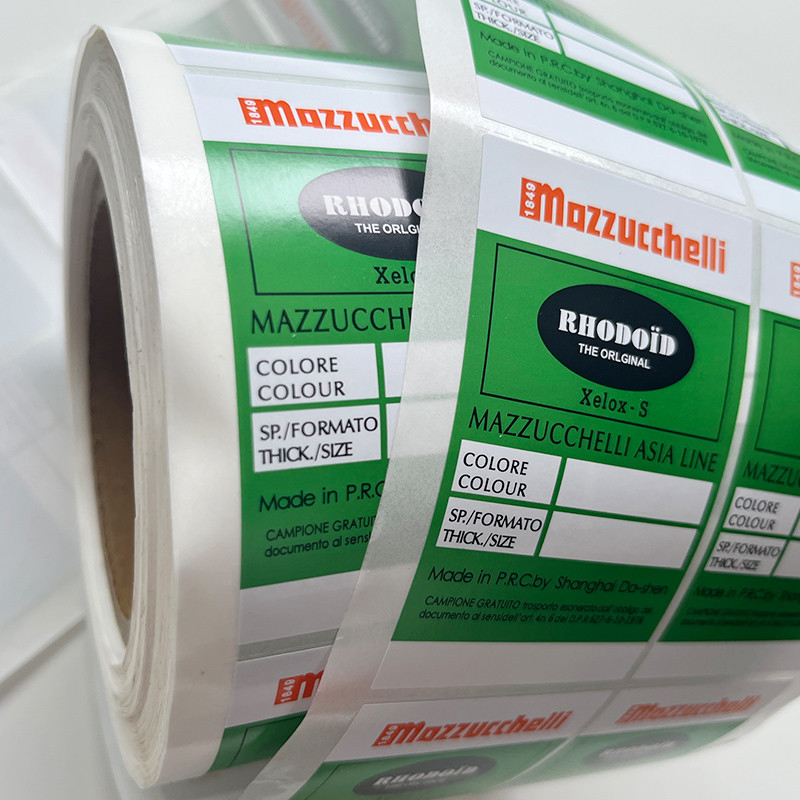 Custom Private Coated Paper Adhesive Sticker 3 Color Printing Attractive Labels