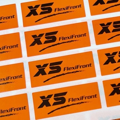 Private Labels Coated Paper Adhesive Tamper Seal Stickers Four Color Printing Attractive