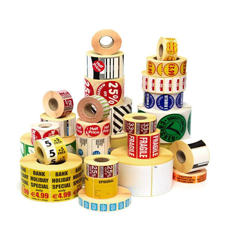 Waterproof SGS CMYK Color Product Label Stickers