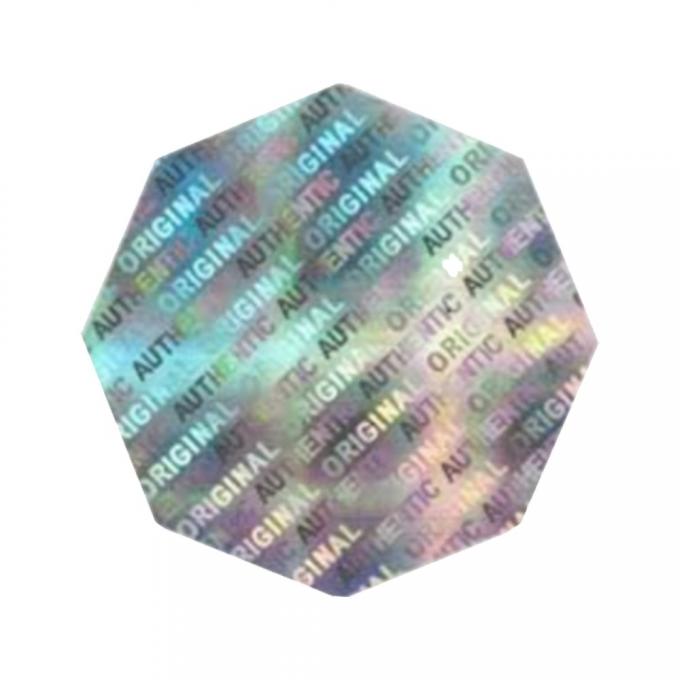 Authenticity Holo Sticker Laser 3D Holographic Authenticity Stickers , Genuine Secure Hologram ...