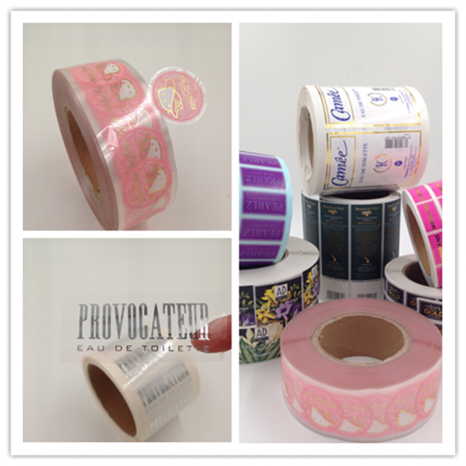 Premium Gold Foil Cosmetic Tamper Seal Stickers