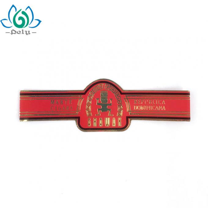 Custom Waterproof Gold Foil tamper evident labels for jars